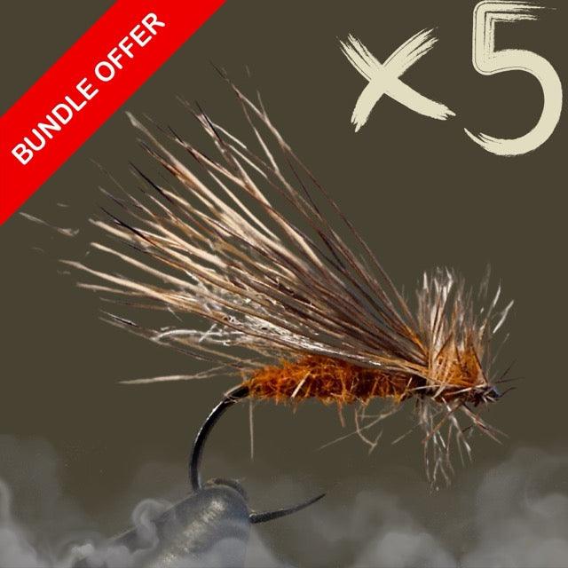 October Caddis 5-Pack - Old Line Angling